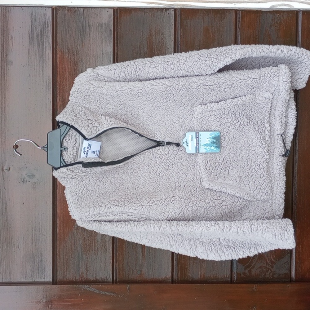 NWT Ladies quarter zip Sherpa pullover